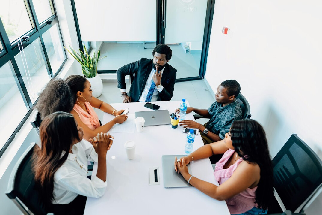 business team meeting discussion